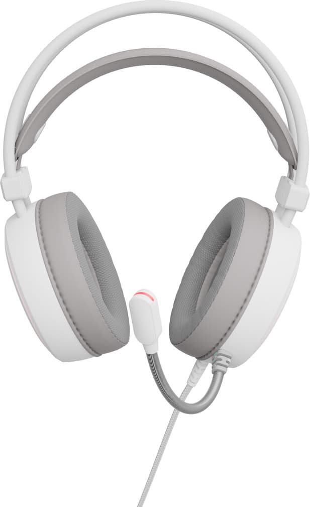 Genesis Headset Neon 613 G2 With Microphone RGB Illumination White