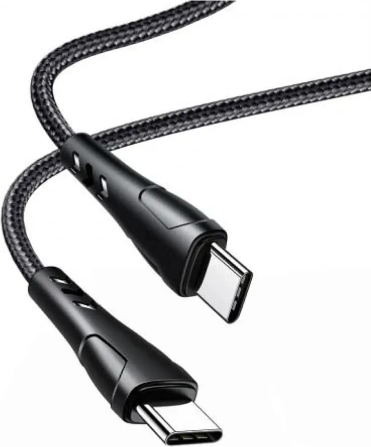 Кабел Xmart Mamba, от USB-C(м) към USB-C(м), 1.2m, черен