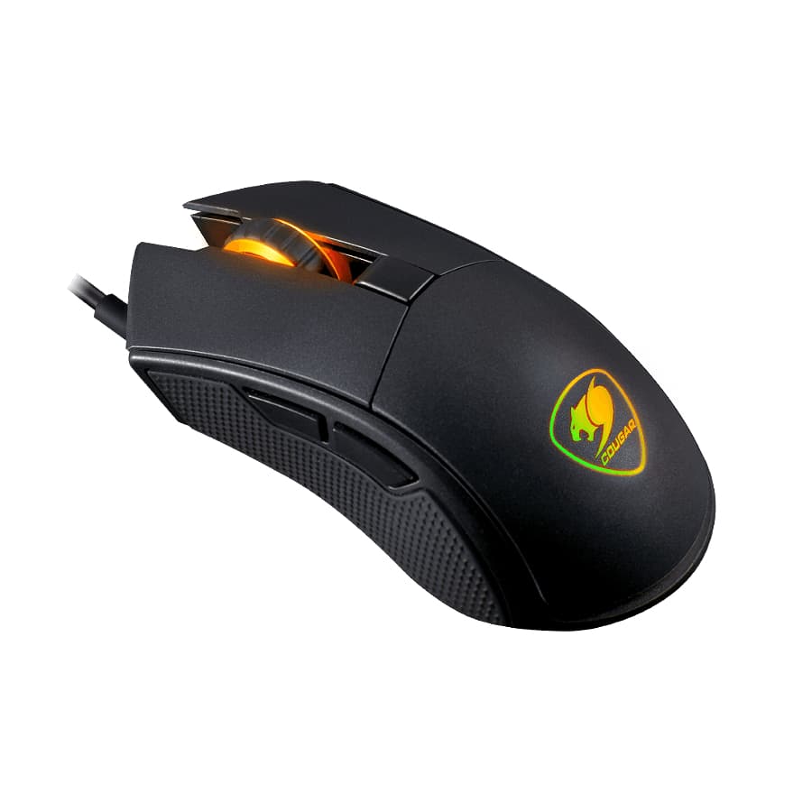 Мишка Cougar Gaming Revenger S Gaming Mouse, Оптична (12000 dpi), черна, с подсветка