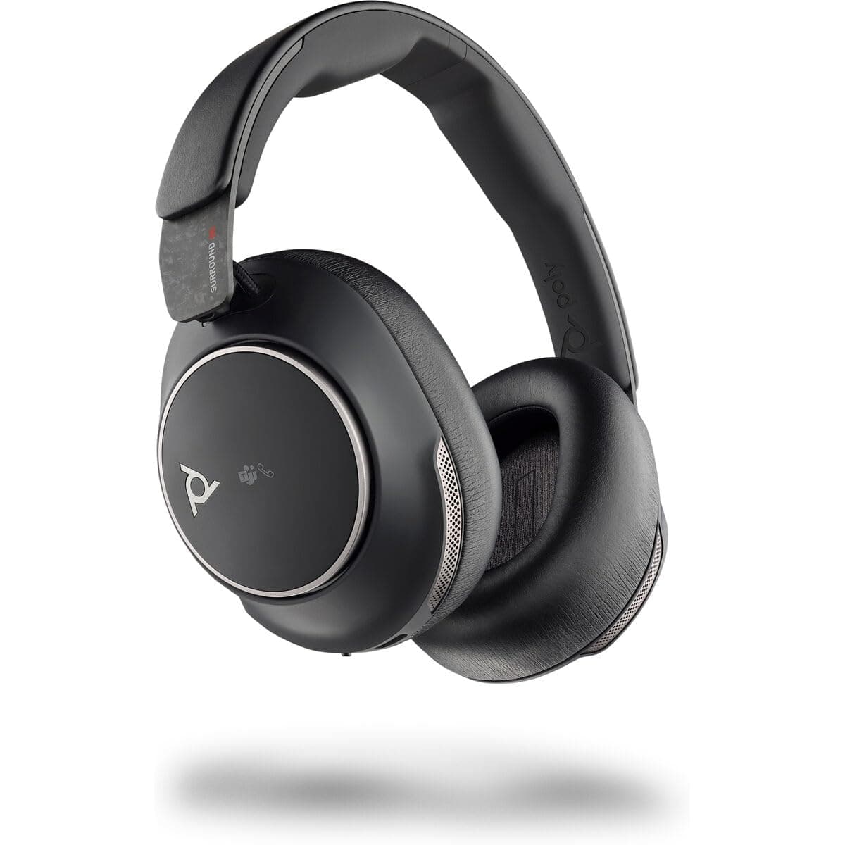 HP Poly Voyager Surround 80 UC Сертифицирани от Microsoft Teams USB-C слушалки + USB-C/A адаптер SmartBuy