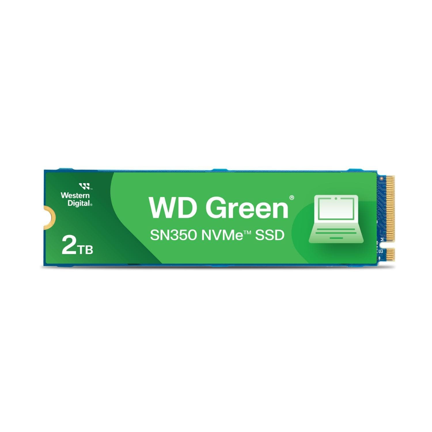 WD Green SN350 NVMe SSD 2TB M.2 2280 PCIe Gen3 8Gb/s