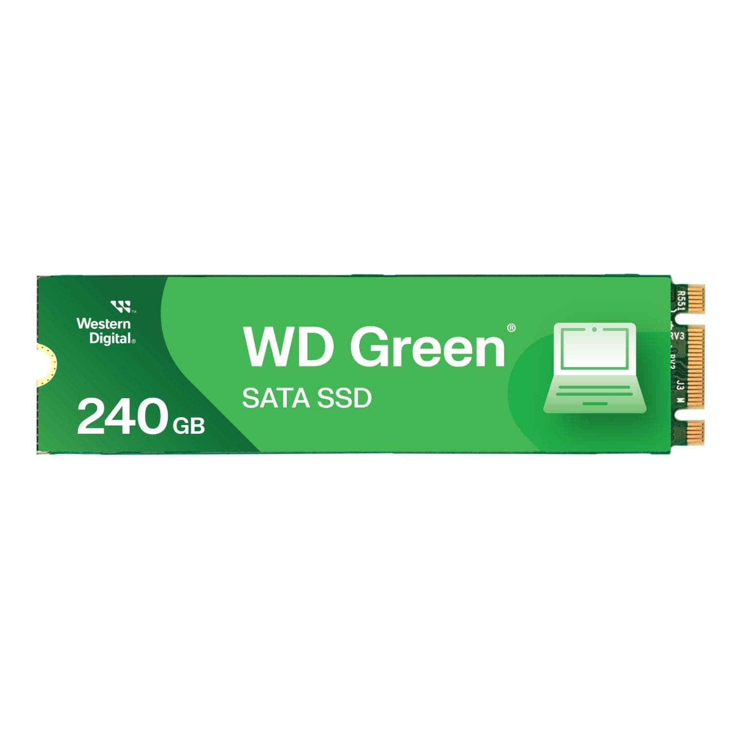WD Green SATA 240GB вътрешен SSD твърд диск - SATA 6Gb/s M.2 2280 - WDS240G3G0B