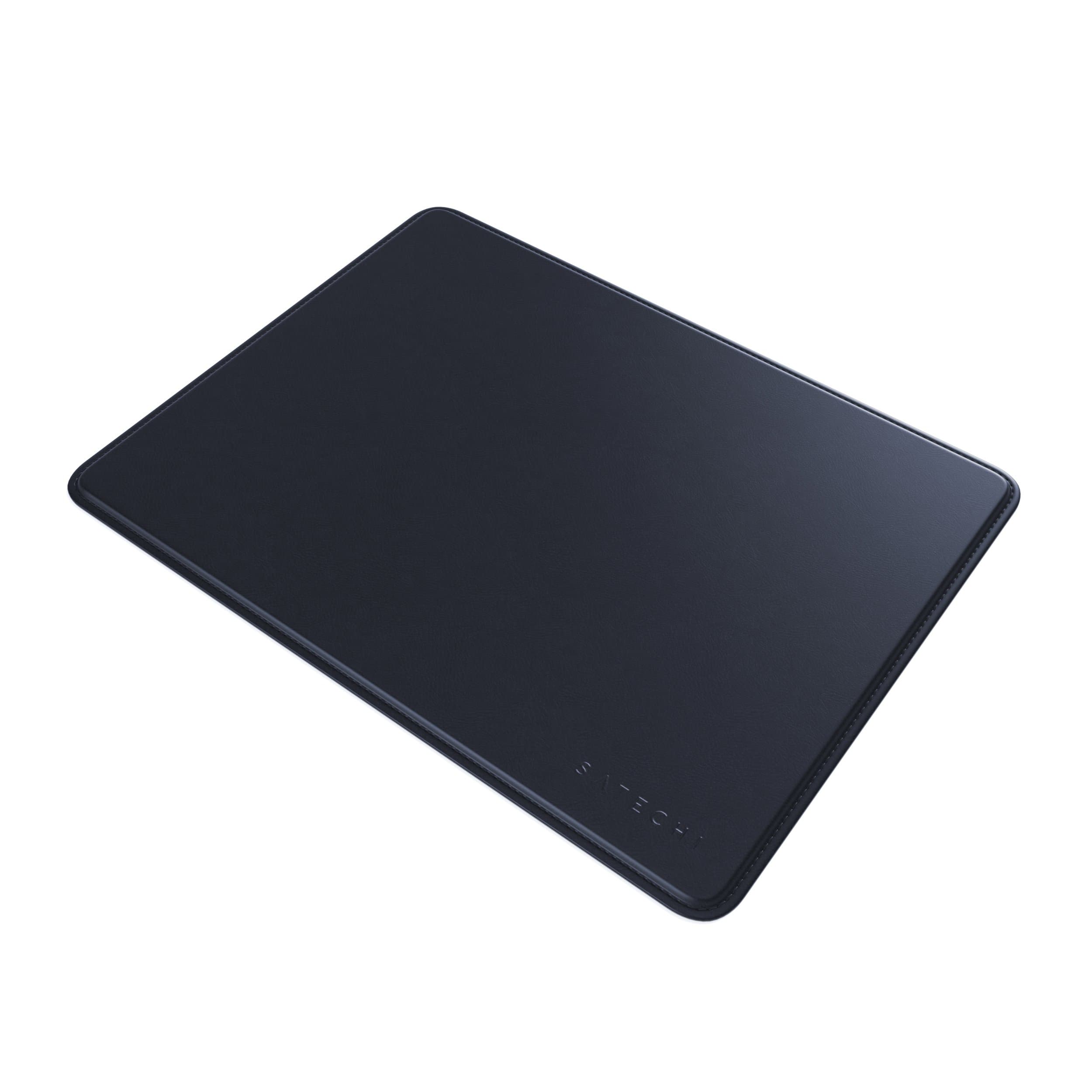 Дизайнерски кожен пад за мишка - Satechi Eco-Leather Mouse Pad (тъмносин)