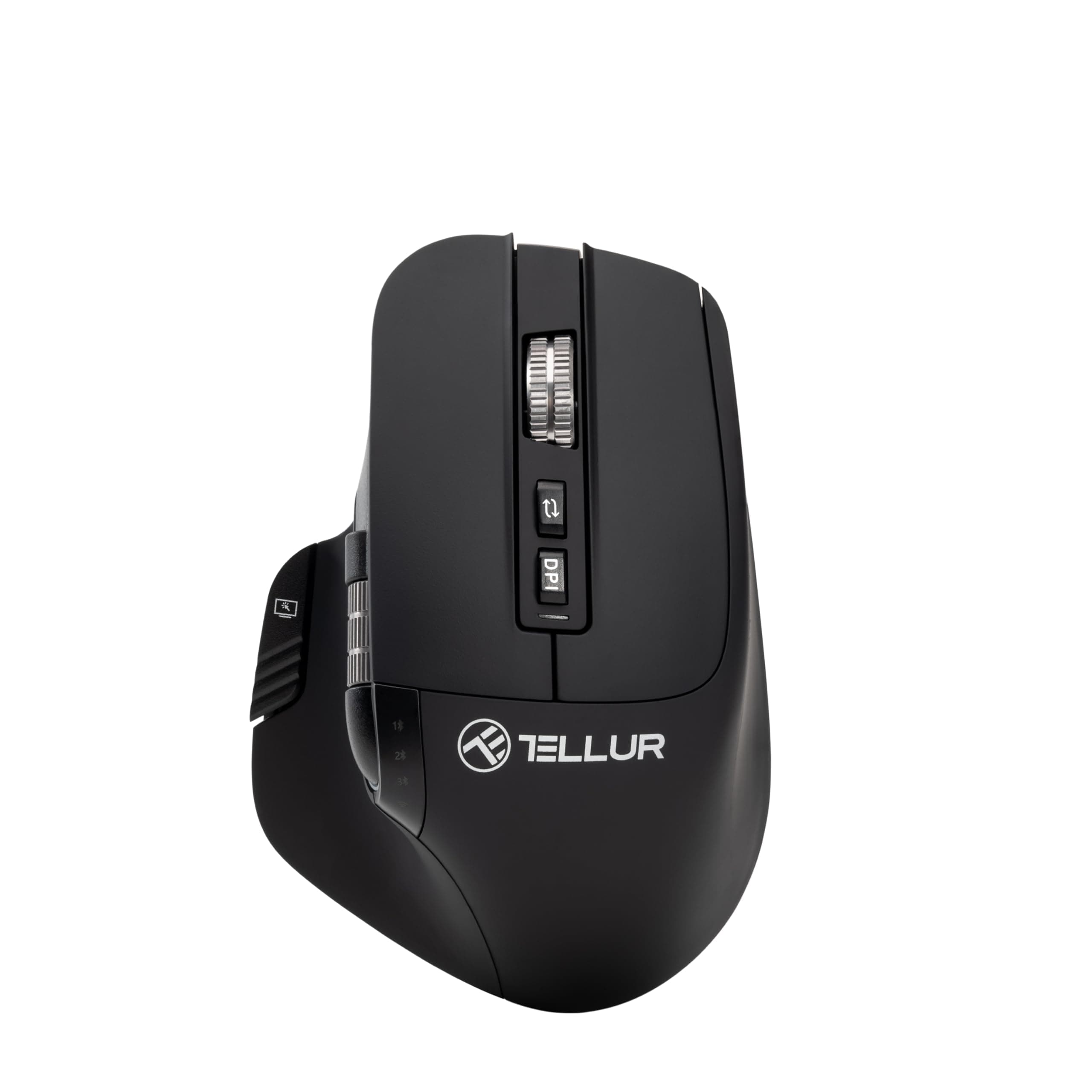 Мишка Tellur TLL491261, оптична (3200 dpi), безжична, Bluetooth, USB, черна