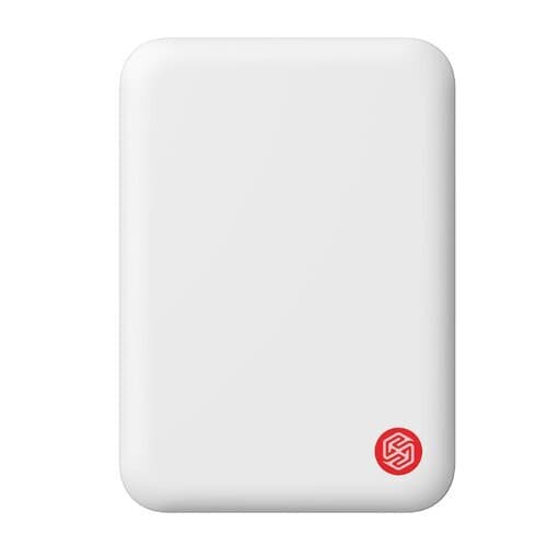Преносима външна батерия с USB-C порт и безжично зареждане с MagSafe - Nillkin PowerStone Magnetic Wireless Charging Power Bank 5000 mAh 15W (бял)