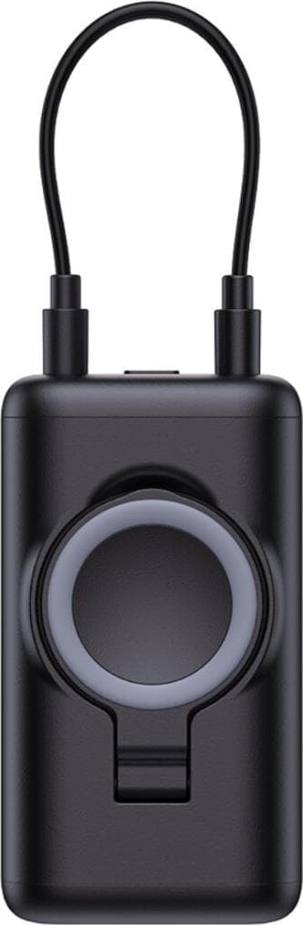 Външна батерия за зареждане на Apple Watch и USB-C към Lightning кабел - Joyroom Apple Watch Power Bank 5000 mAh (черен)