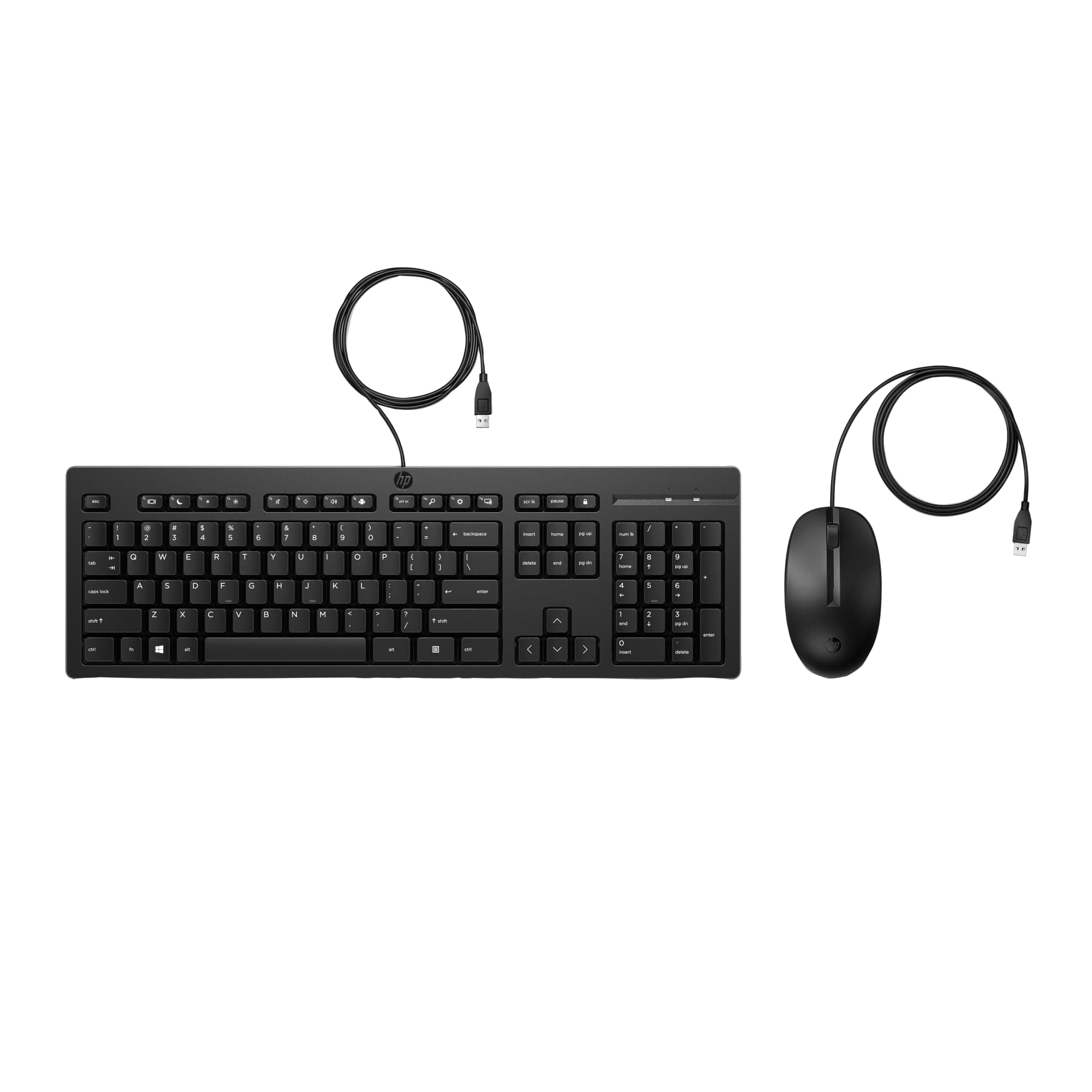 Кабелна мишка HP 225 и KB G2 (EN)