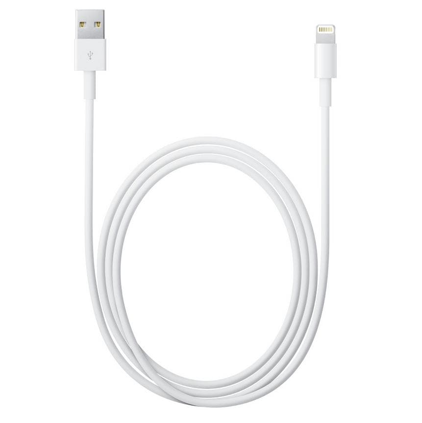 Оригинален USB кабел за iPhone, iPad и iPod (1 метър) - Apple Lightning to USB Cable 1m. (ритейл опаковка)
