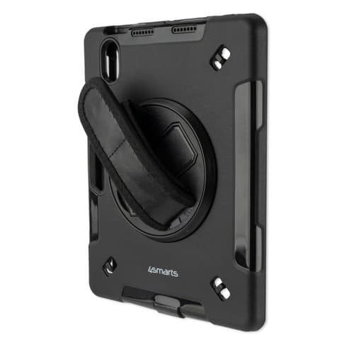 Удароустойчив калъф за iPad mini 7 (2024), iPad mini 6 (2021) - 4smarts Rugged Tablet Case Grip (черен)