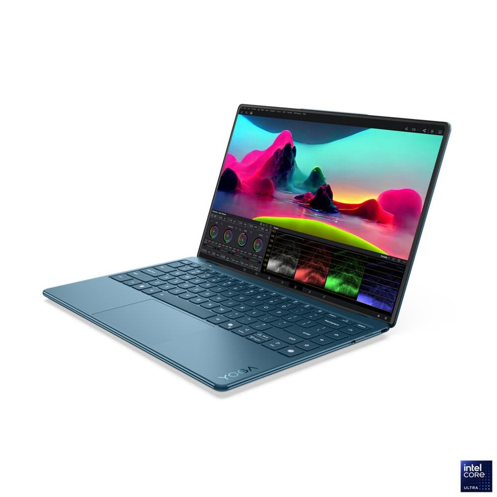 LENOVO Yoga Slim 9 Intel Core Ultra 7 258V 14 инча 4k OLED 400N 120Hz Touch 32GB DDR5x 1TB PCIe W11H Tidal Teal