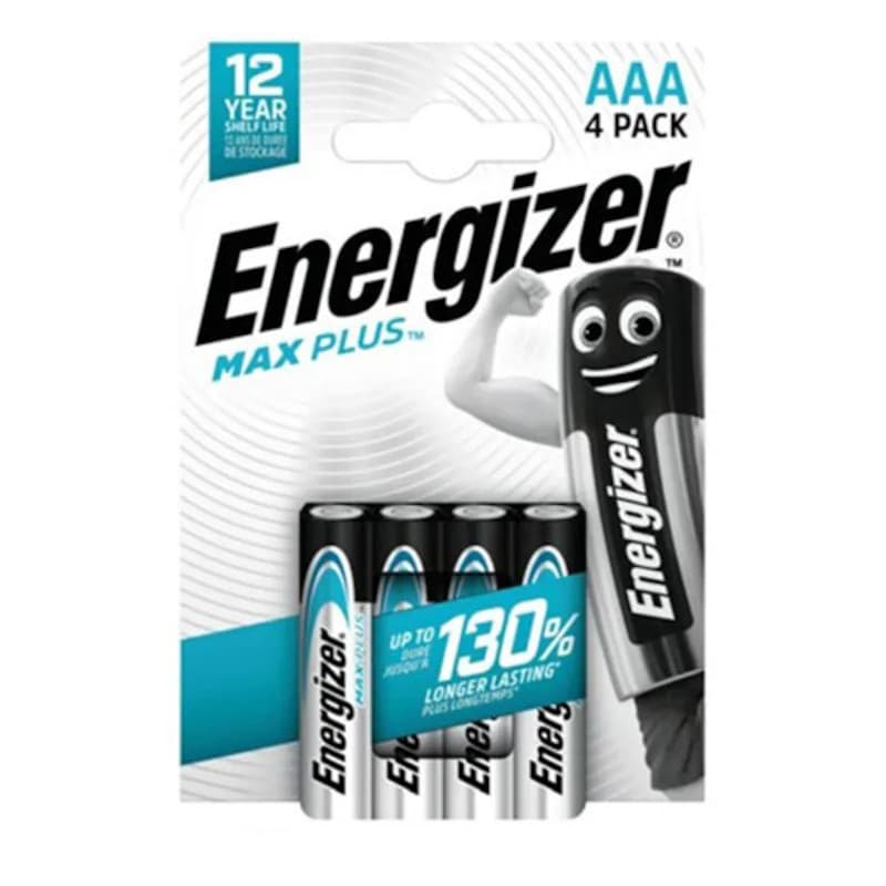 АЛКАЛНИ БАТЕРИИ ENR MAX PLUS AAA CHP4 ENERGIZER