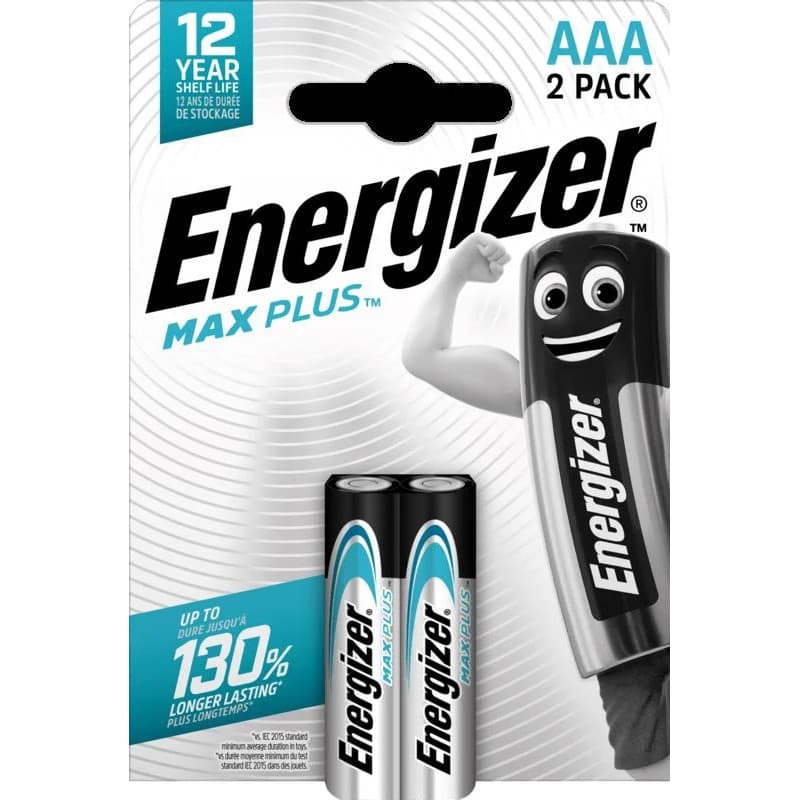 АЛКАЛНИ БАТЕРИИ ENR MAX PLUS AAA CHP2 ENERGIZER