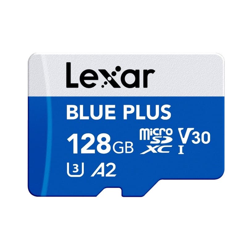 Micro SDXC КАРТА С ПАМЕТ 128GB 100MB/s UHS-I A2 V30 U3 BLUE LEXAR