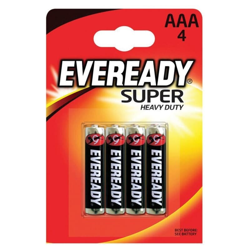 ЦИНКОВИ БАТЕРИИ EVEREADY SHD AAA BP4 ENERGIZER
