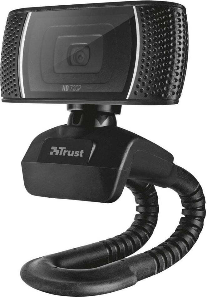 Уеб камера Trust Trino, HD, микрофон, USB, черна