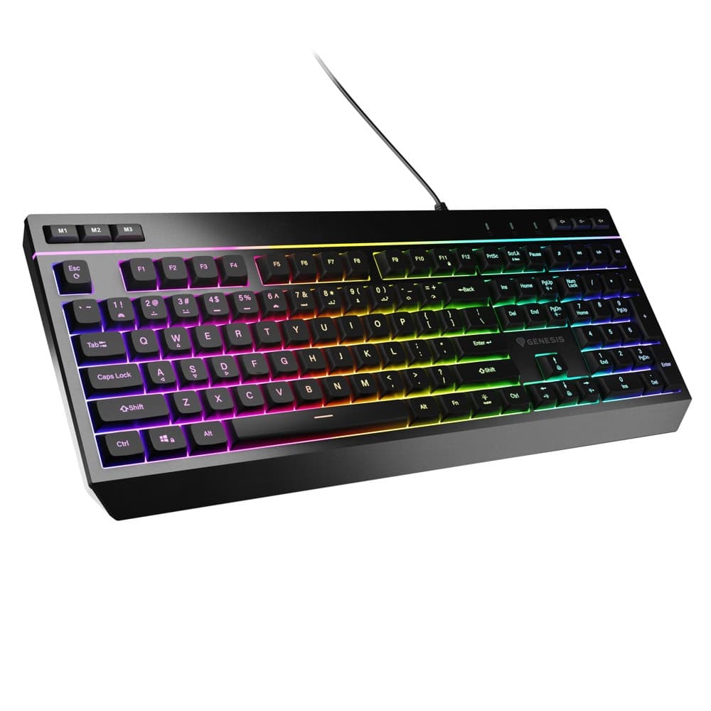 Genesis Gaming Keyboard Rhod 530 Rgb Backlight Us Layout Programmable