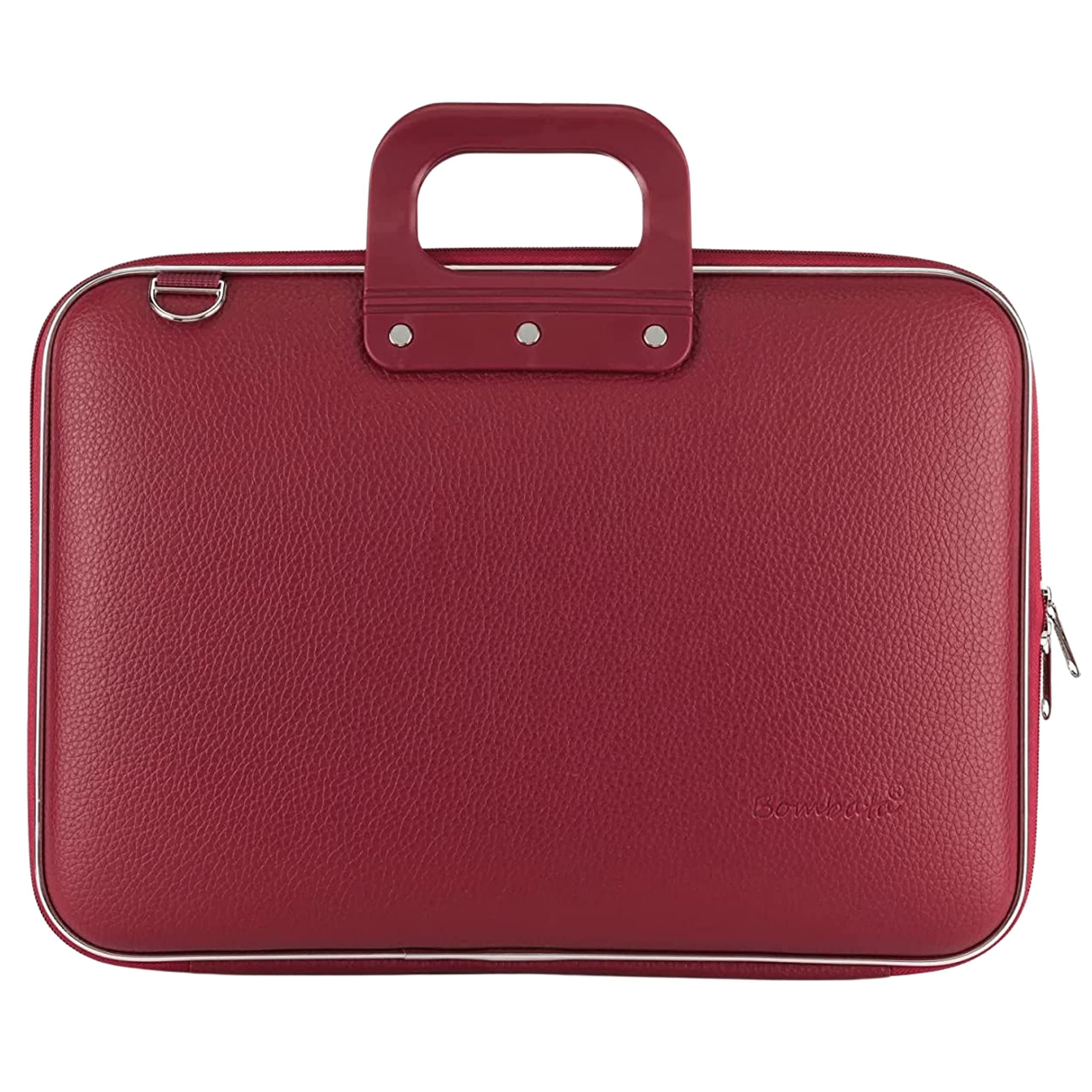 Чанта за лаптоп Bombata Mediobombata Classic borgogna red, до 14" (35.56 cm), червена