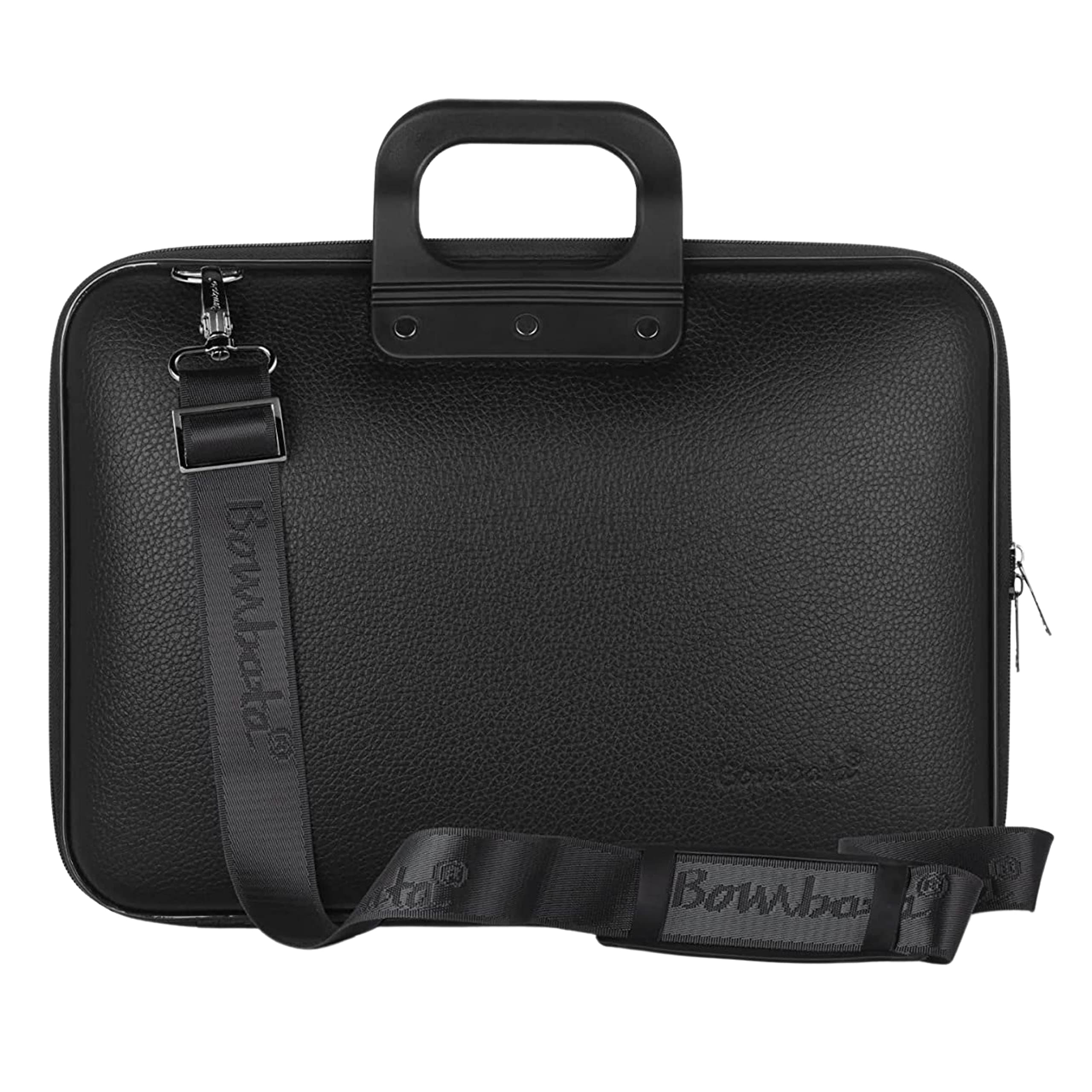 Чанта за лаптоп Bombata Mediobombata AllBlack, до 16" (40.64 cm), черна