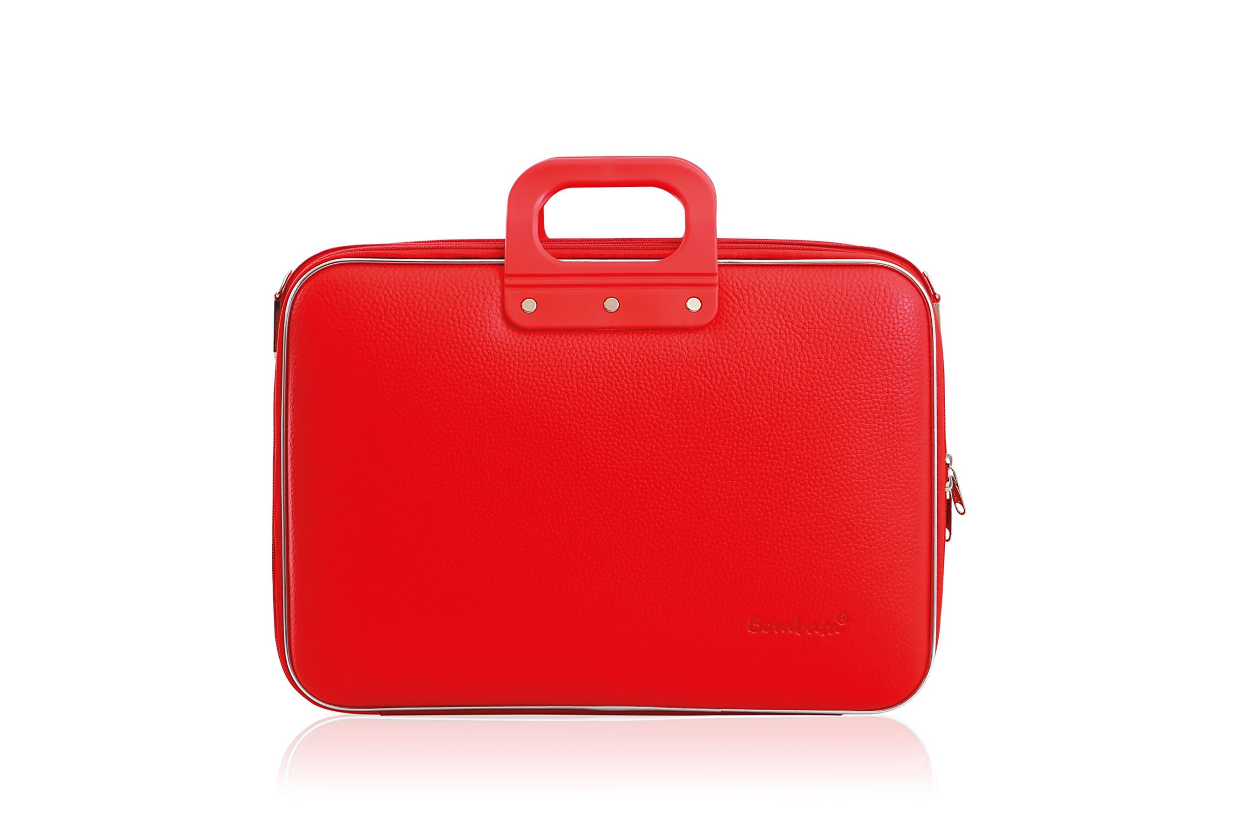 Чанта за лаптоп Bombata Business Classic Red, до 16" (40.64 cm), червена