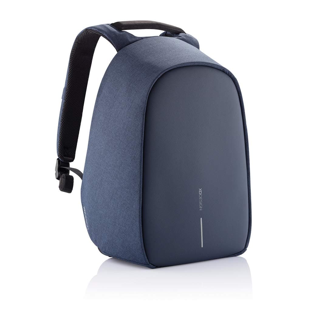 Раница за лаптоп XD Design Bobby Hero XL (P705.715), до 17" (43.18 cm), USB порт за зареждане, скрити джобове, без преден достъп, държач за слънчеви очила, водоотблъскващ материал, синя