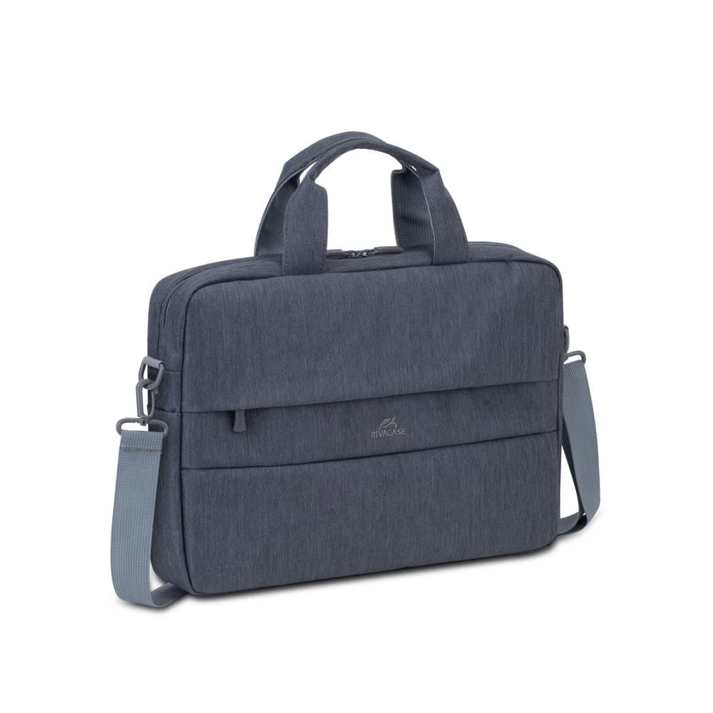Чанта за лаптоп Rivacase 7522 Dark Grey, до 14" (35.6 cm), водоустойчивост, отделение за таблет, тъмносива