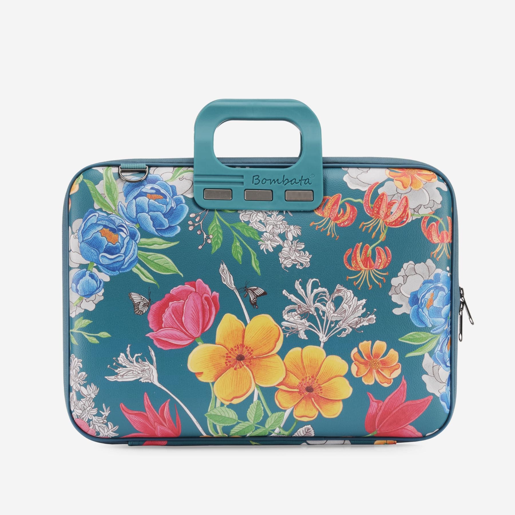 Чанта за лаптоп Bombata Peonia E00860-25, до 14" (35.56 cm), синя