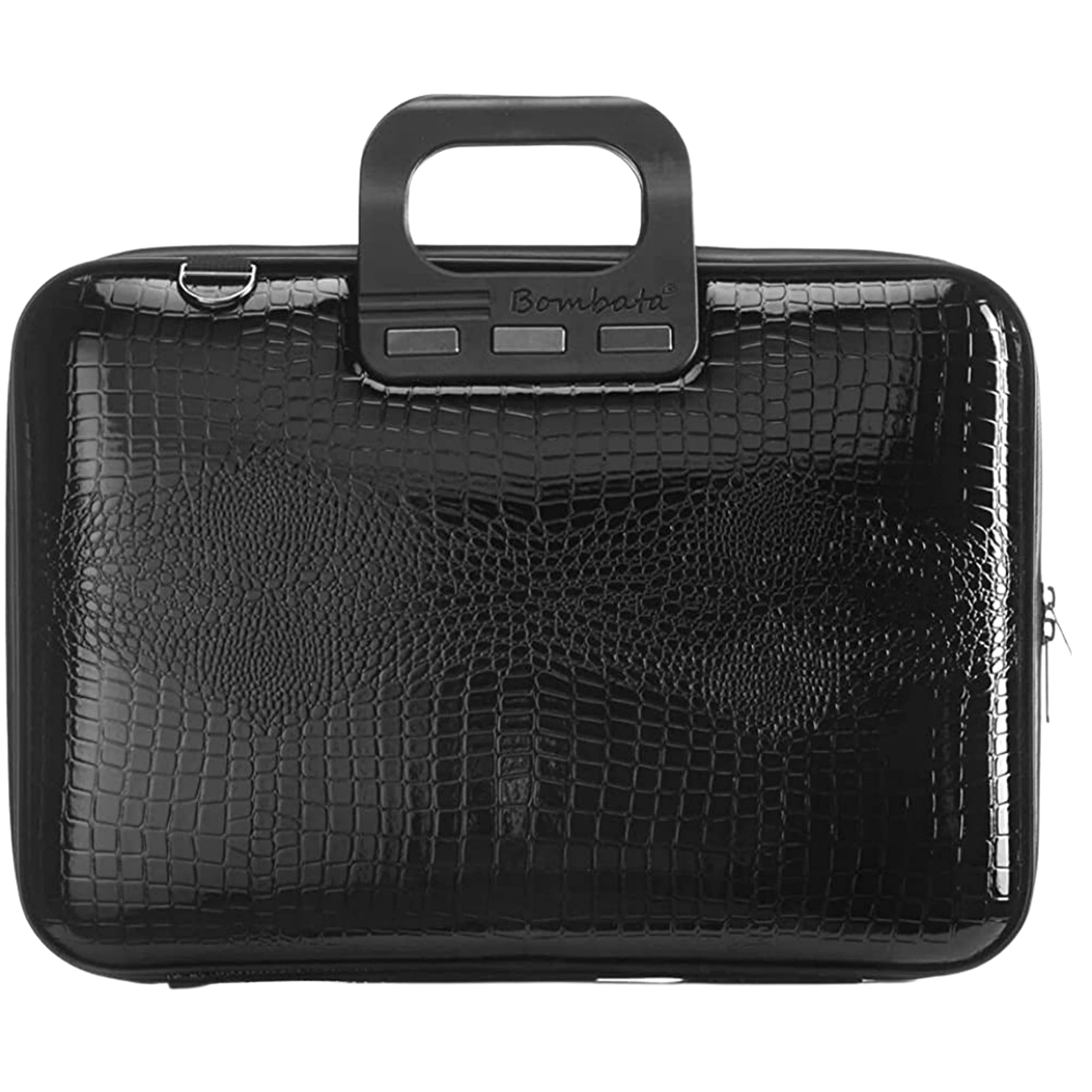 Чанта за лаптоп Bombata Shiny Cocco E00862-4, до 14" (35.56cm), черна