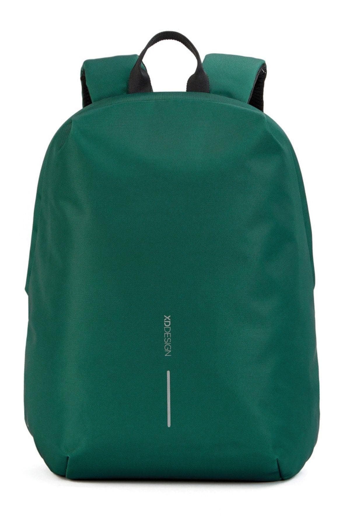 Раница за лаптоп XD Design Bobby Soft, до 15.6" (39.62 cm), USB порт, RFID защитени джобове, тъмнозелена