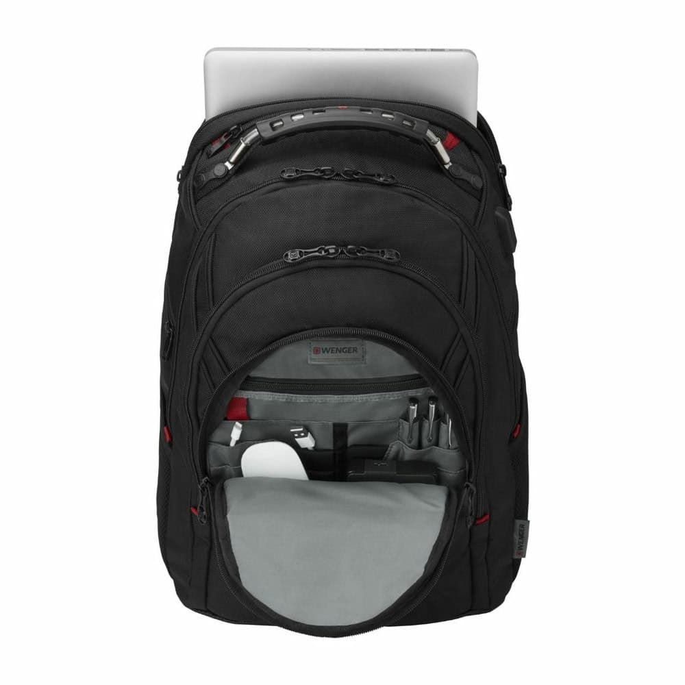 Раница за лаптоп Wenger Ibex Ballistic Deluxe, до 16" (40.64 cm), USB порт, полиестер, черна