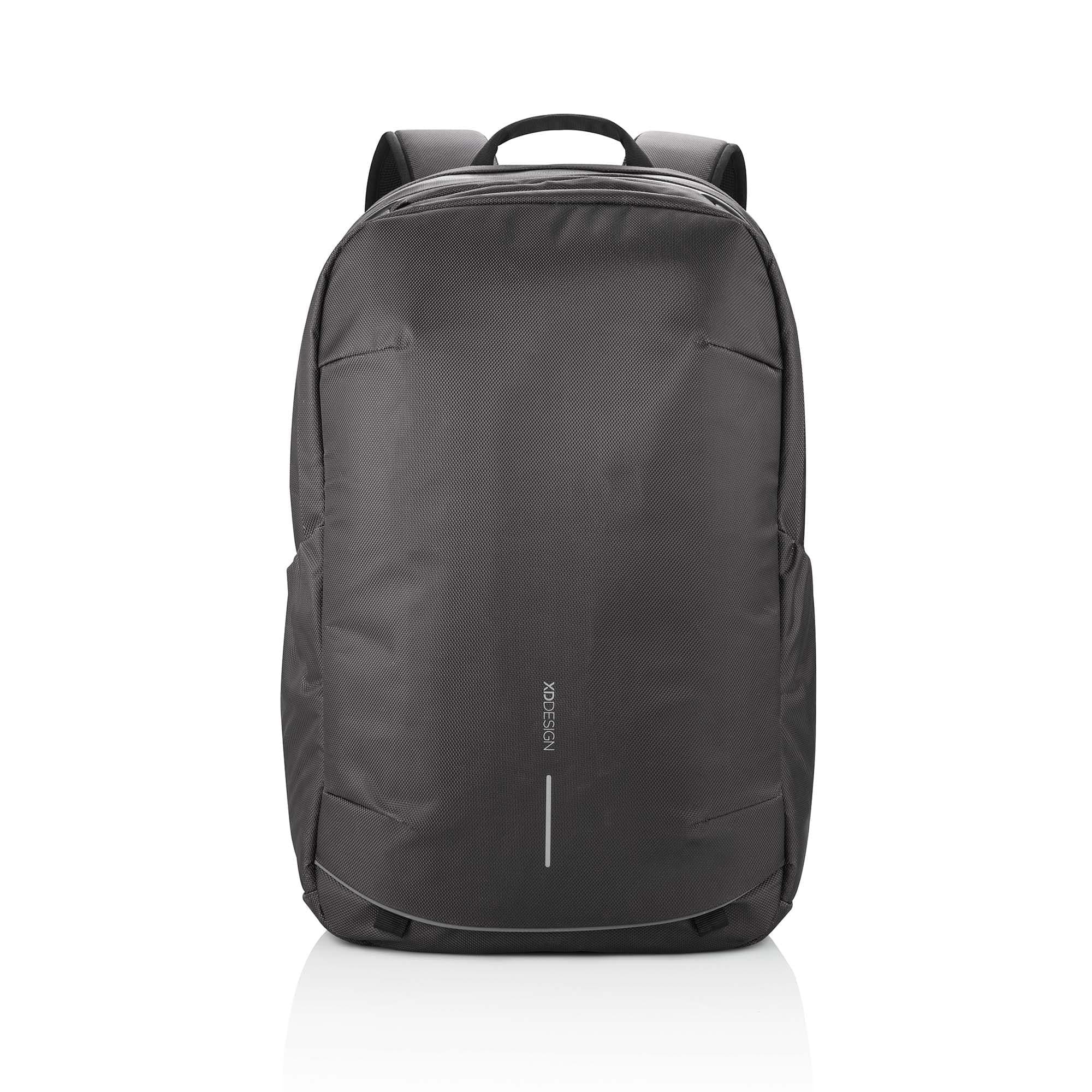 Раница за лаптоп XD Design Bobby Explore, до 17" (43.18 cm), USB порт за зареждане, YKK ципове, черна