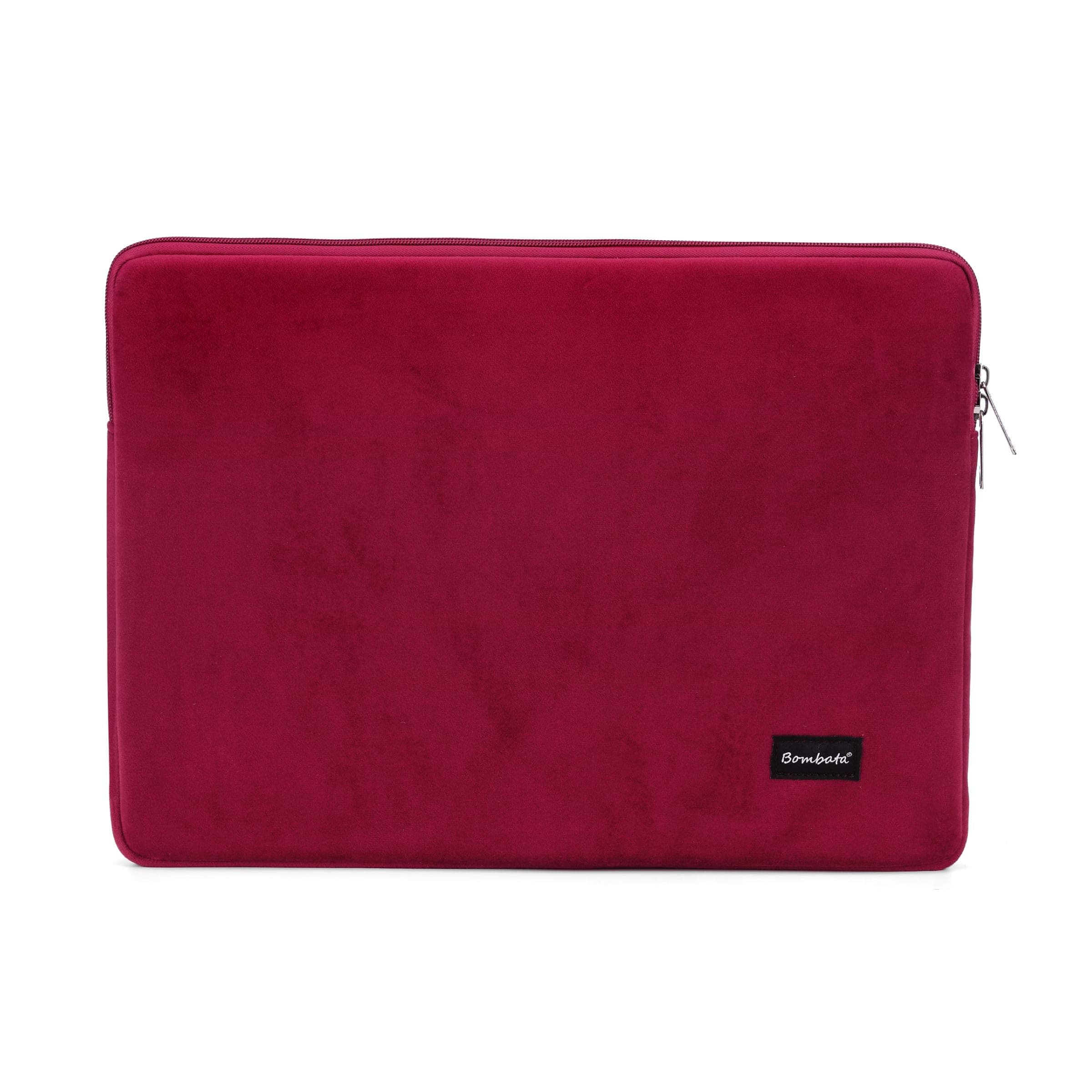 Калъф за лаптоп Bombata Sleeve Velvet, до 16" (40.64 cm), червена