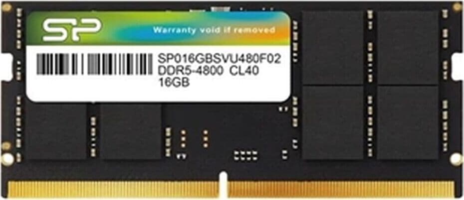 Памет Silicon Power 16GB SODIMM DDR5 4800MHz CL40 SP016GBSVU480F02