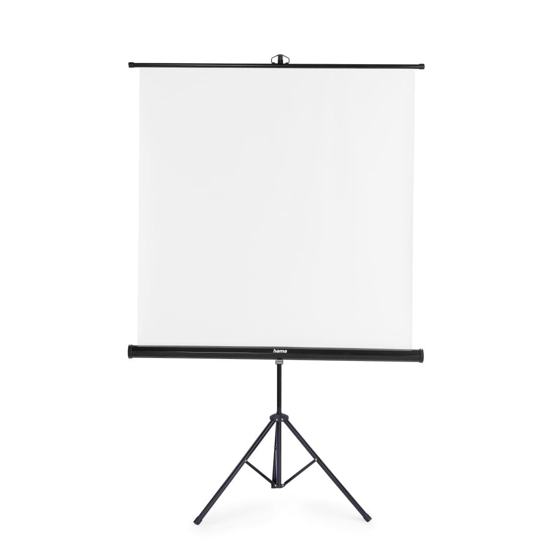 Екран на стойка 125x125 cm, 2 в 1, мобилен комплект, 21575