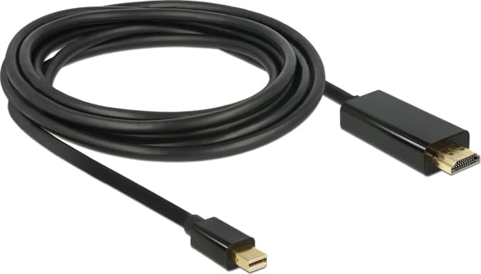 Delock Кабел пасивен mini DisplayPort 1.1 към HDMI, 1 m