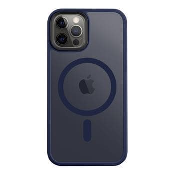Хибриден удароустойчив кейс с MagSafe за iPhone 12, iPhone 12 Pro - Tactical MagForce Hyperstealth Cover (тъмносин)