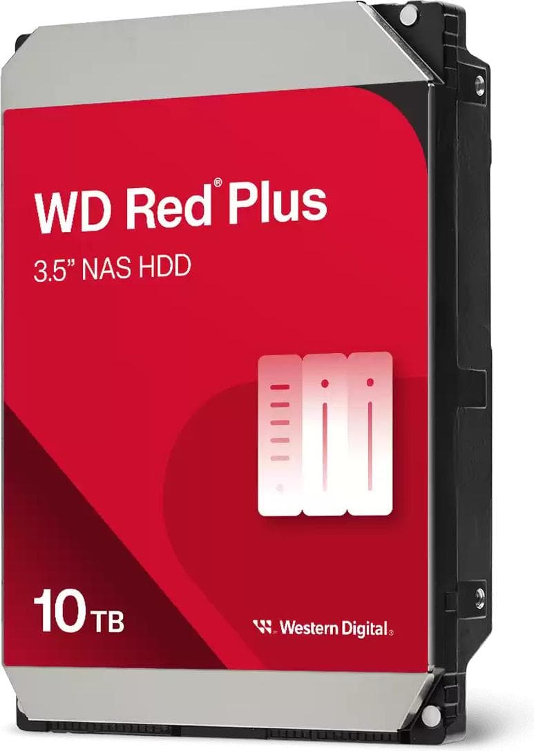 Твърд диск WD Red Plus WD101EFGX 10TB 3.5" 7200 rpm, 256MB, SATA3