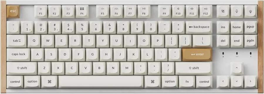 Геймърска Механична клавиатура Keychron K8 HE Magnetic Switch - White Special Edition