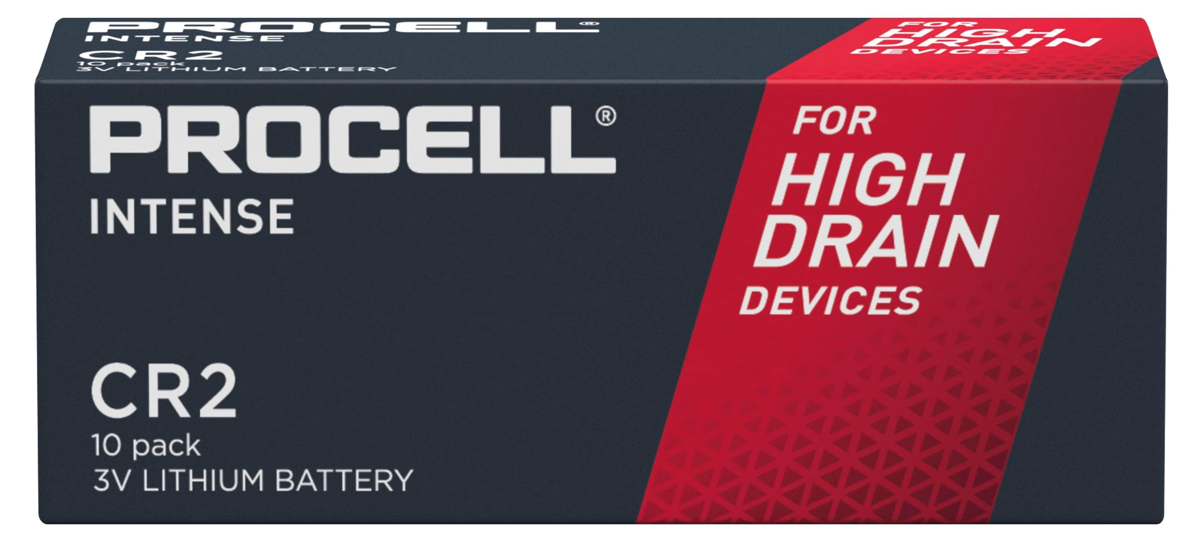 Батерия литиева индустриална CR2 3V 10 бр. в опаковка PROCELL INTENSE DURACELL /цена за 10 бр. батерии/