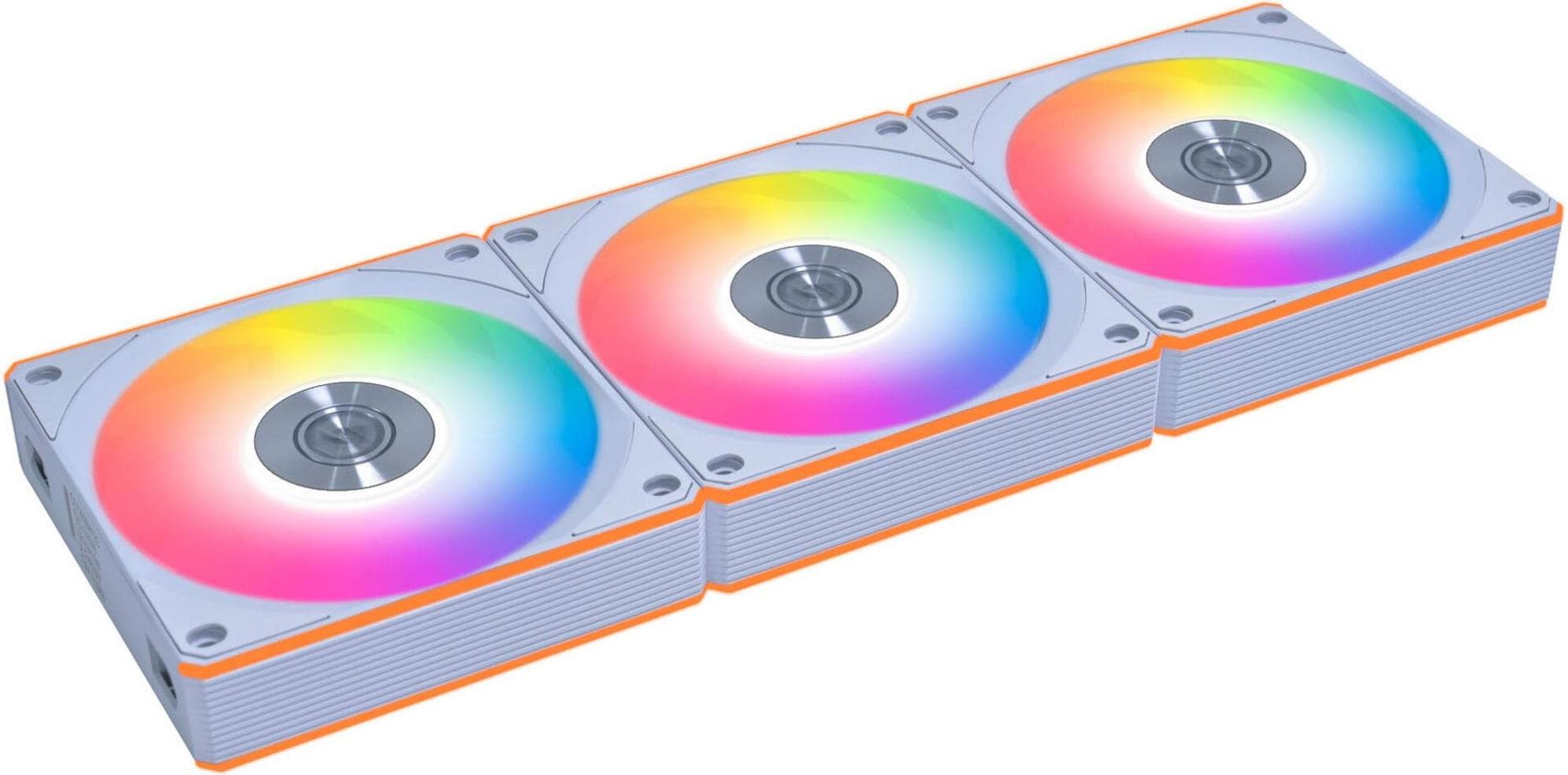 Вентилатори 3бр Lian Li UNI FAN CL Wireless ARGB PWM - 120 mm Бели + Контролер