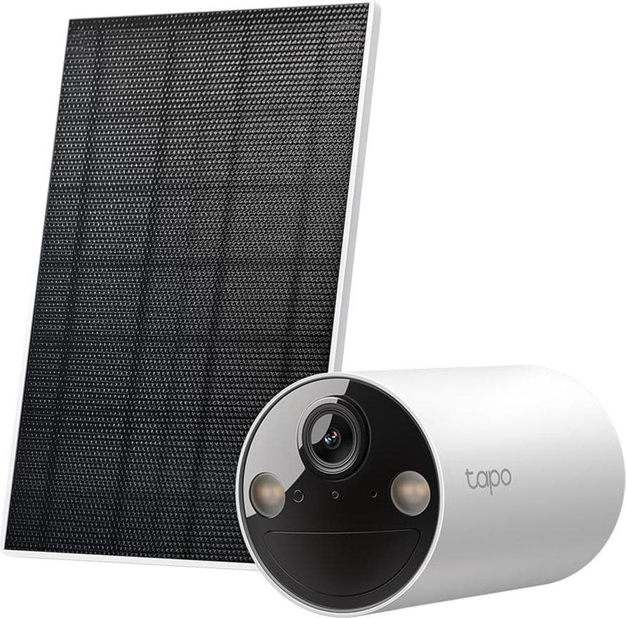 TP LINK C410-kit включва: IP Camera tapo C410 + tapo A201 соларен панел