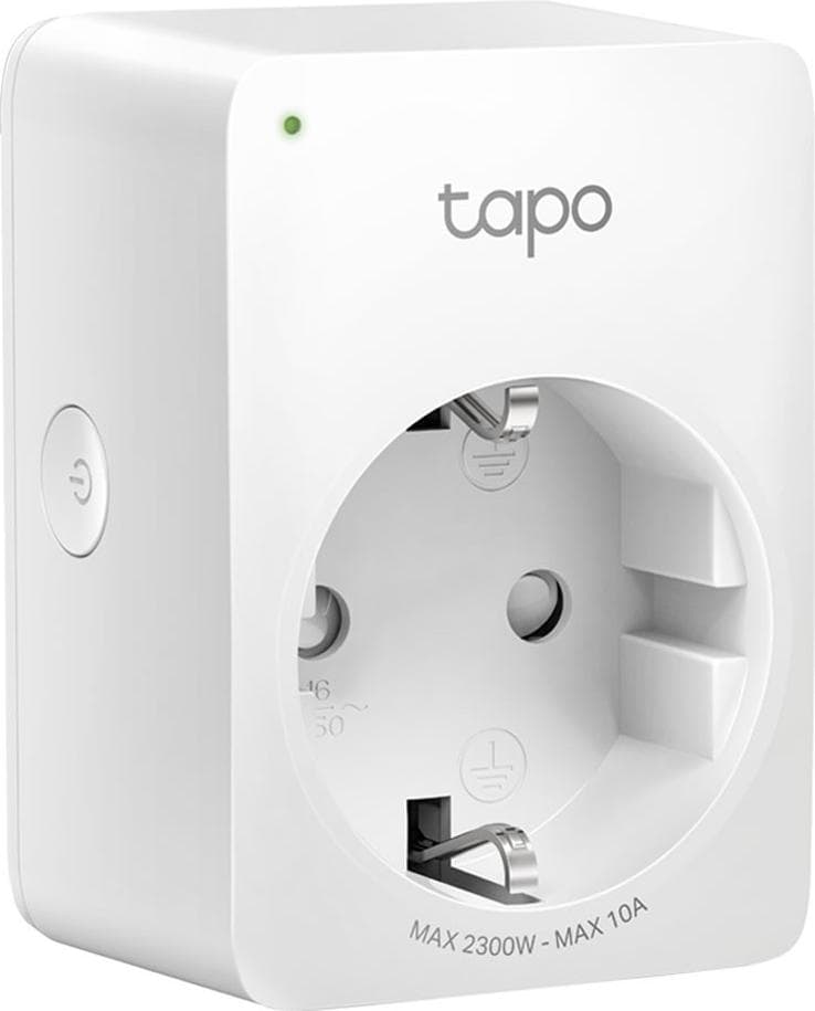 TP LINK TAPO P100 Смарт контакт 10A, 2300W, 2.4Ghz, задаване на график, таймер