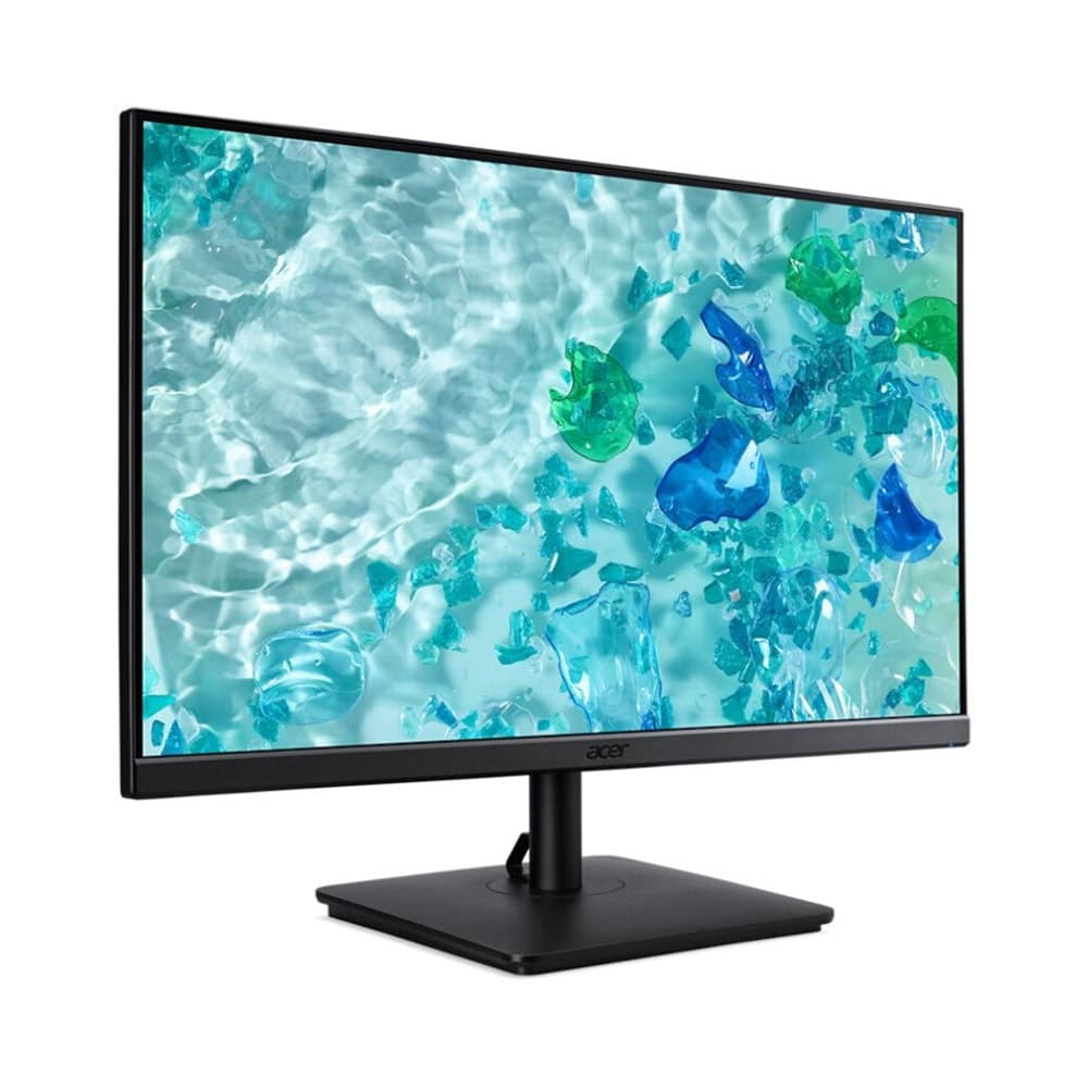 Acer Vero CB242YGbmiprx, 23.8" FHD(1920x1080)IPS, ZeroFrame 120Hz Adaptive Sync, 1ms(VRB), 100M:1, 250nits, VGA, HDMI, DP, Speakers, Audio In/Out, Ergostand, EnergyStar, EPEAT Gold, Energy Efficiency Class B, Black, 3Y