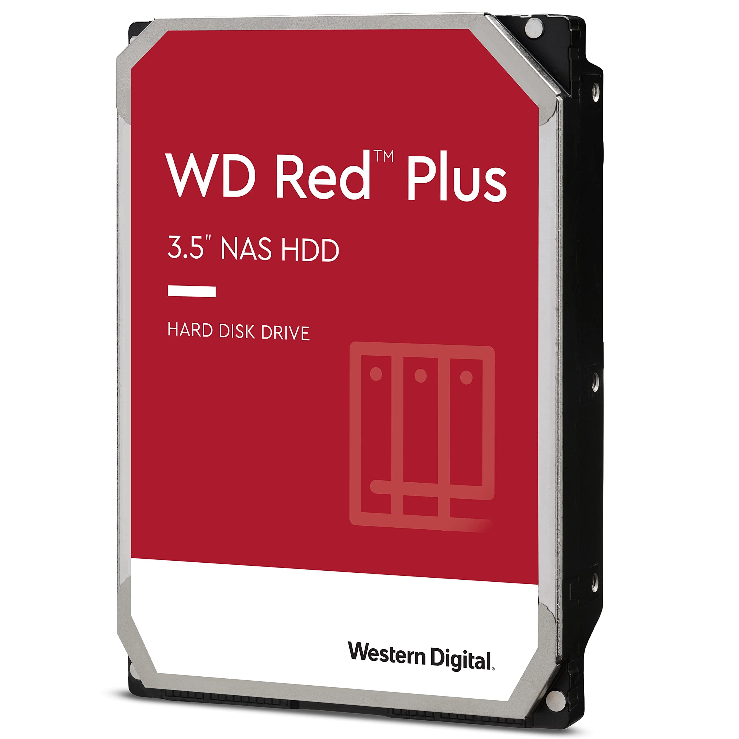 WD Red Plus 6TB SATA 6Gb/s 3,5 инча 258MB кеш вътрешен твърд диск Bulk