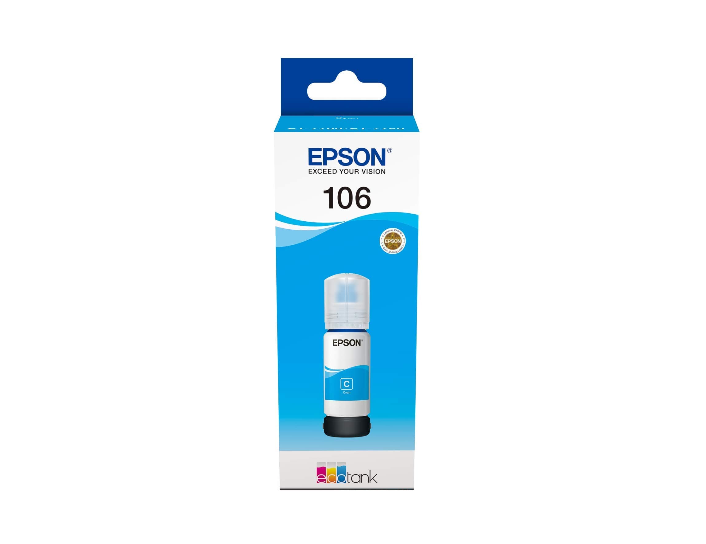 EPSON Cartus 106 циан 70 мл