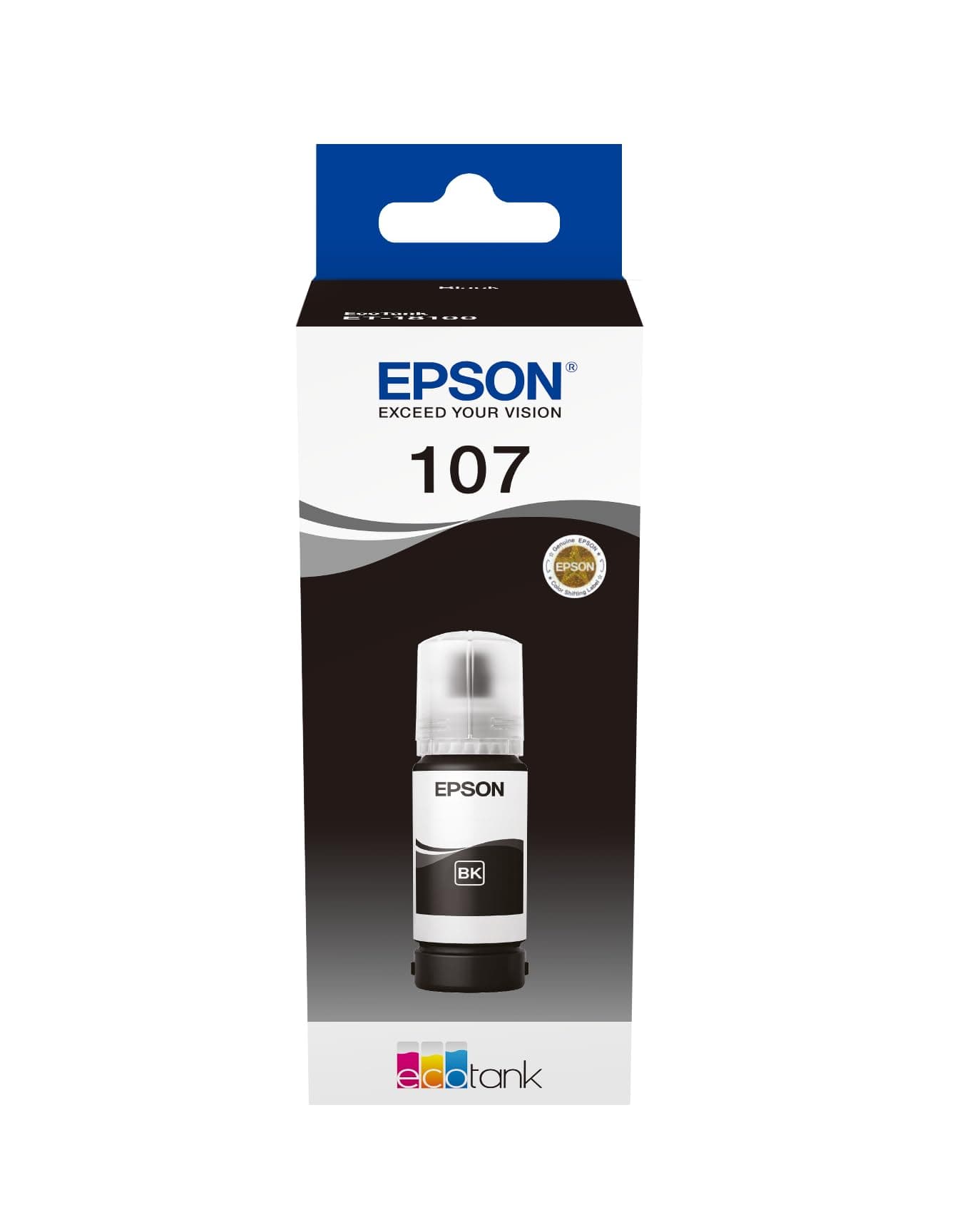 Бутилка с черно мастило EPSON 1LB 108 EcoTank