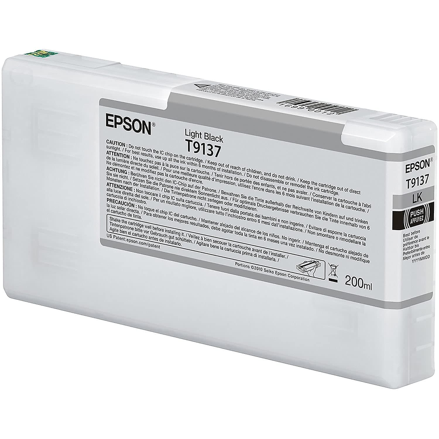EPSON 5LB T9137 Light Black Ink Cartridge 200ml