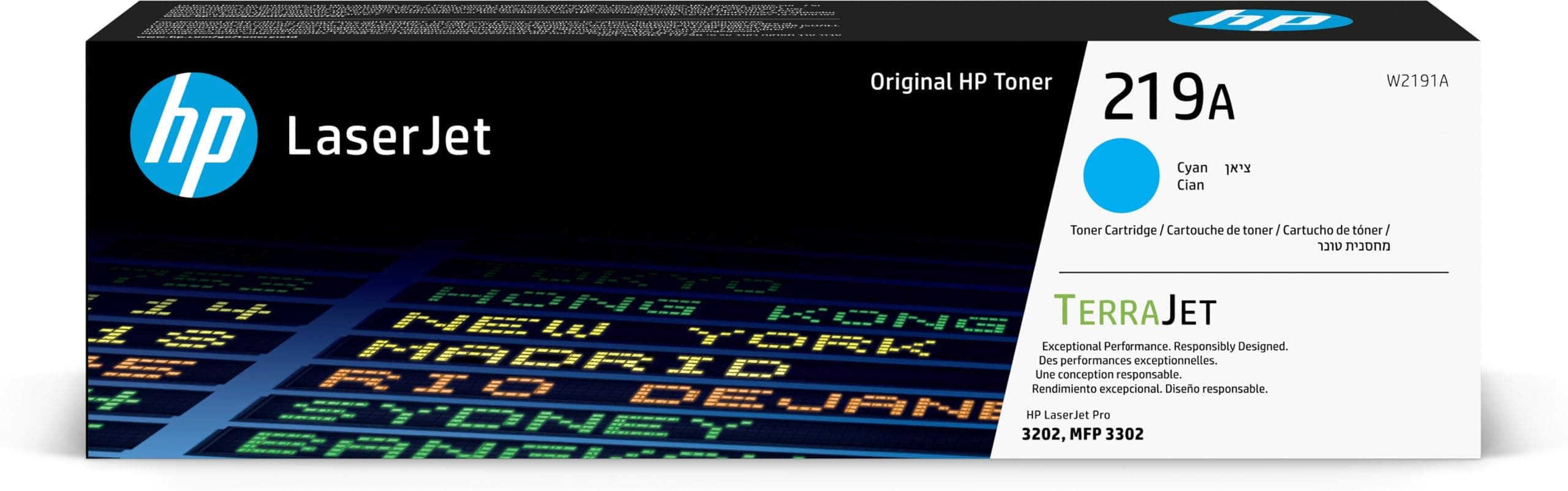 Оригинална тонер касета HP 219A Cyan LaserJet