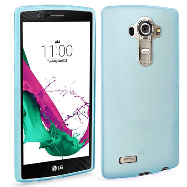 Тънък силиконов (TPU) калъф (0.3 mm) за LG G4 - Ultra-Slim Case (син)