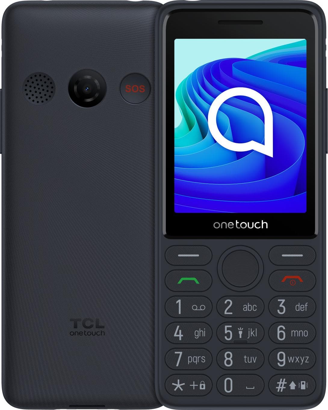 TCL Feature phone onetouch 4042S Тъмно нощно сиво