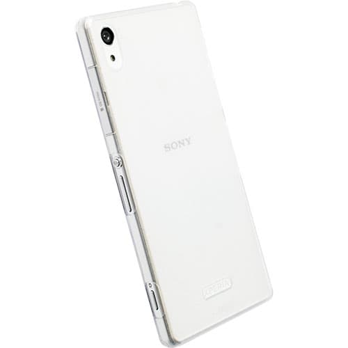 Поликарбонатов кейс за Sony Xperia Z2 - Krusell Frost Cover (бял-прозрачен)